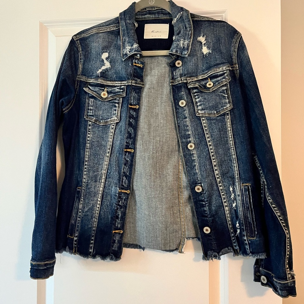 Elan Dark Wash Denim Jacket